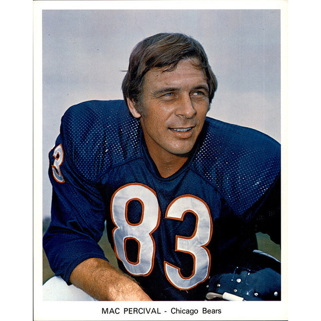 1973 Chicago Bears Team Issued Mac Percival 7" x 8 5/8" Color photo c06164