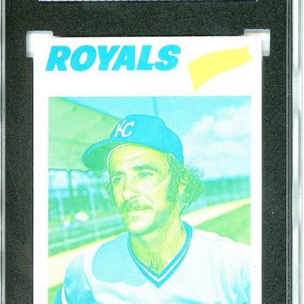 1977 Topps #313 Steve Mingori 9 card progressive proof. 13a
