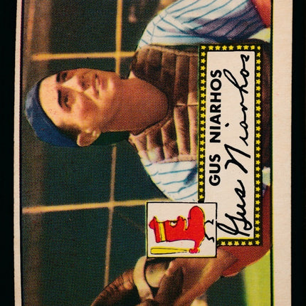 1952 Topps Baseball #121 Gus Niarhos Ex c04293