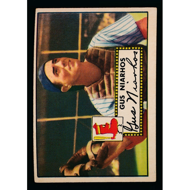 1952 Topps Baseball #121 Gus Niarhos Ex c04293