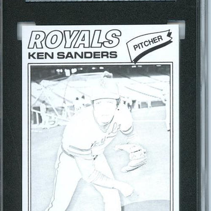 1977 Topps #171 Ken Sanders 9 card progressive proof. 34a