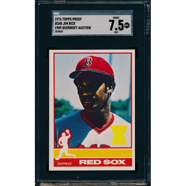 1976 Topps #340 Jim Rice Progressive Proof set of 10 SGC Graded 76TBB66