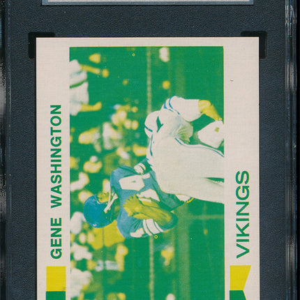 1973 Topps FB 8 Card Progressive Proof #359 Gene Washington 73TFB14