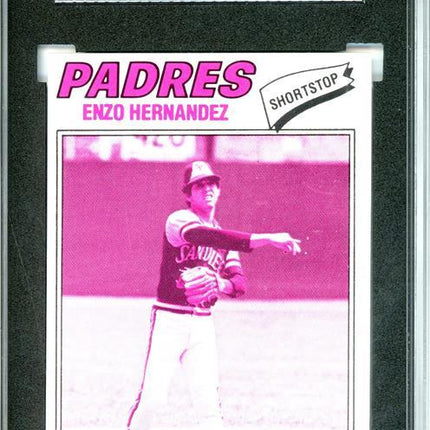 1977 Topps #522 Enzo Hernandez 9 card progressive proof. 16a