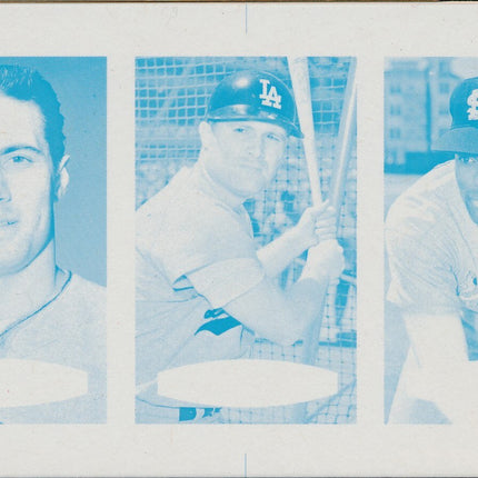 1967 Bazooka Panel #19-21 Acetate Proof Set of 4. Fregosi, Fairly, Bob Gibson