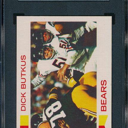 1973 Topps FB 8 Card Progressive Proof #300 Dick Butkus 73TFB08