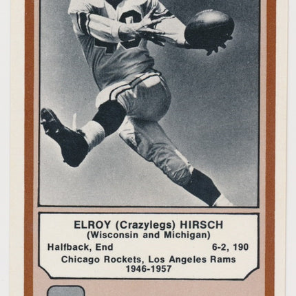1975 Fleer Football Immortals Elroy Hirsch NMMT c03838