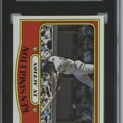 1972 Topps #426 Ken (Action) Singleton 7 card progressive proof. 22a