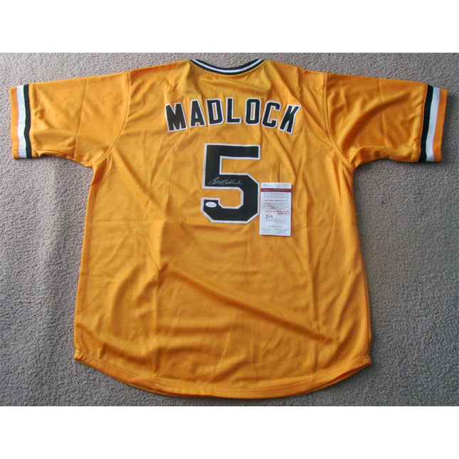 Bill Madlock Pittsburgh Pirates Autographed Jersey JSA Certificate