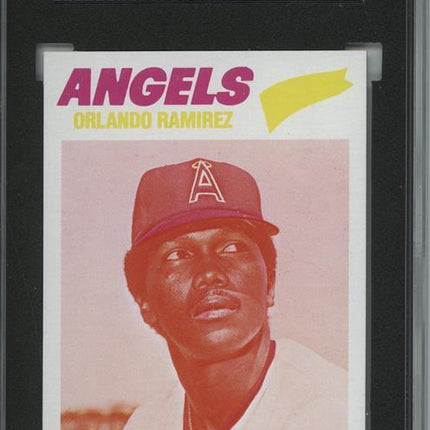 1977 Topps #131 Orlando Ramirez 9 card progressive proof. 61a
