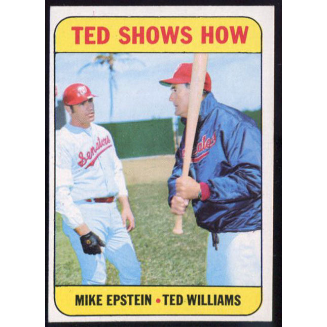 1969 Topps Baseball #539 Ted Shows How NM  c00311