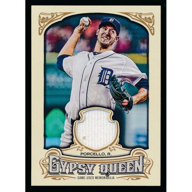 2014 Topps Gypsy Queen Baseball CQR-RP Rick Porcello Jersey NMMT c04350