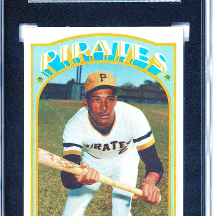 1972 Topps Baseball #502 Jackie Hernandez 7 card progressive proof Graded Set 1A