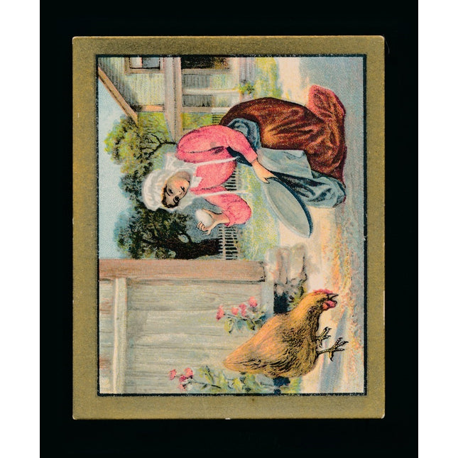 T57 Fable Series The Widow and The Hen Vg lt. Crease c04616