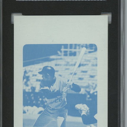 1972 Topps #440 Billy (Action) Williams 7 card progressive proof. 7a