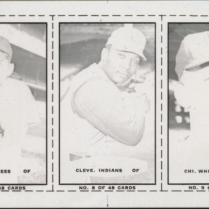 1967 Bazooka Panel #7-9 Acetate Proof Set of 4. Mantle, L.Wagner, G. Peters