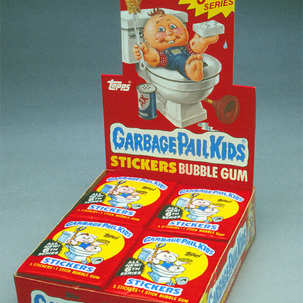 Original 1986 Topps Garbage Pail Kids 6th Series Wax Box Display Slide TP00107