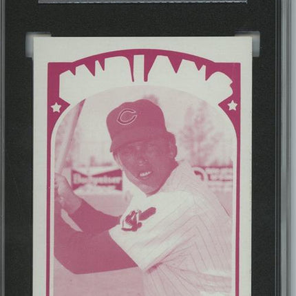 1972 Topps #470 Ray Fosse 7 card progressive proof. 12a