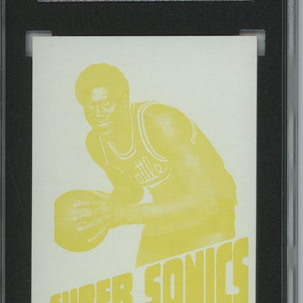 1972 Topps #10 Spencer Haywood 9 card progressive proof. 12a