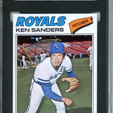 1977 Topps #171 Ken Sanders 9 card progressive proof. 34a