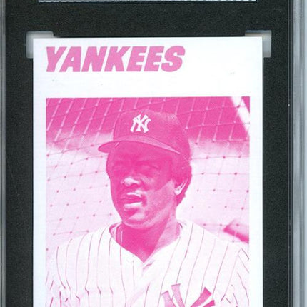 1977 Topps #54 Sandy Alomar 9 card progressive proof. 28a