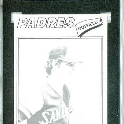 1977 Topps #286 Johnny Grubb 9 card progressive proof. 17a