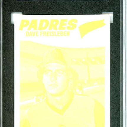 1977 Topps #407 Dave Freiselben 9 card progressive proof. 9a