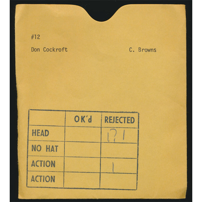 1970's Don Cockroft Topps Original Transparencies (2) Browns w/envelope tp00040