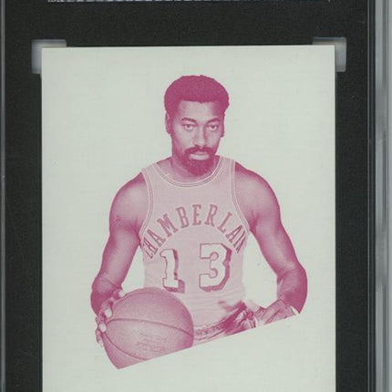 1972 Topps #1 Wilt Chamberlain 9 card progressive proof. 48a