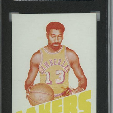 1972 Topps #1 Wilt Chamberlain 9 card progressive proof. 48a