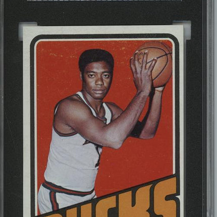 1972 Topps #25 Oscar Robertson 9 card progressive proof. 10a