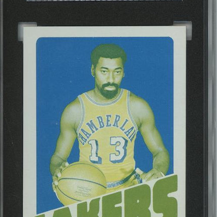 1972 Topps #1 Wilt Chamberlain 9 card progressive proof. 48a