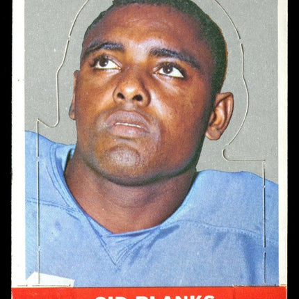 1968 Topps Football Stand Up Sid Blanks NM c03025
