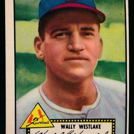 1952 Topps Baseball #38 Wally Westlake Black Back Ex++ c04282