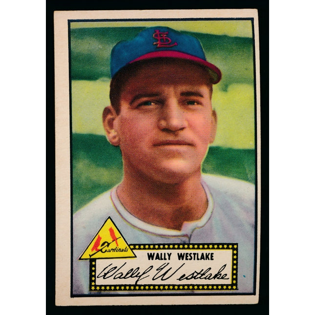 1952 Topps Baseball #38 Wally Westlake Black Back Ex++ c04282