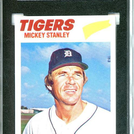 1977 Topps #533 Mickey Stanley 9 card progressive proof. 10a