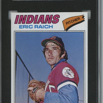 1977 Topps #62 Eric Raich 9 card progressive proof. 62a