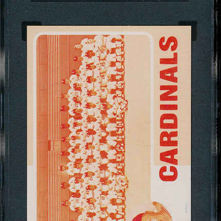 1975 Topps BB 9 Card Progressive Proof #246 Cardinals Schoendienst 75TBB11