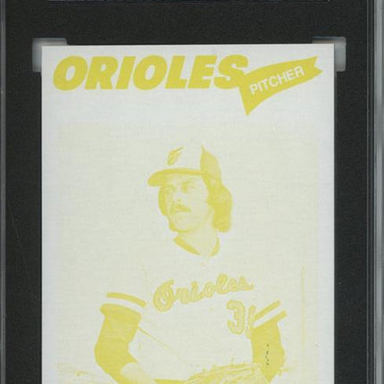 1977 Topps #572 Ross Grimsley 9 card progressive proof. 46a