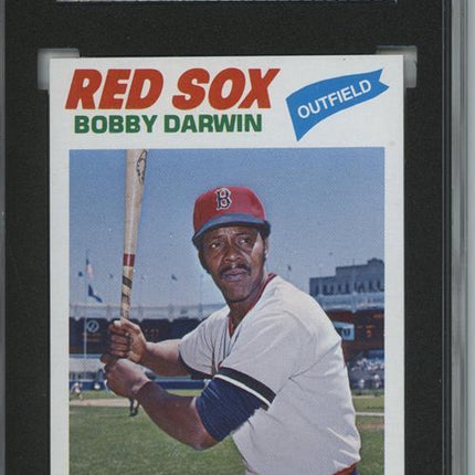 1977 Topps #617 Bobby Darwin 9 card progressive proof. 64a