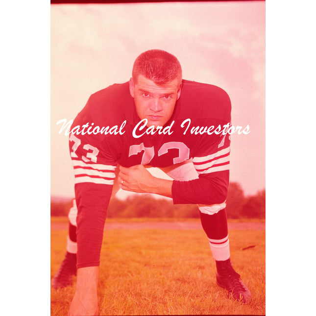 1960's Monte Clark Topps Original Transparency (1) Browns w/envelope tp00027