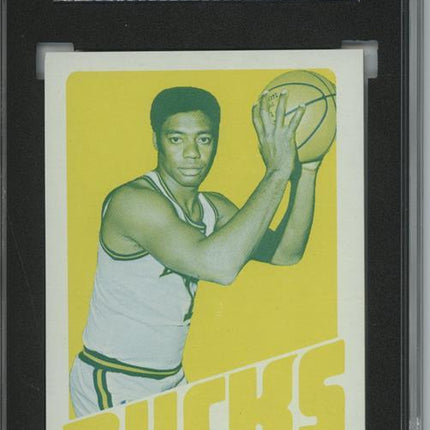 1972 Topps #25 Oscar Robertson 9 card progressive proof. 10a