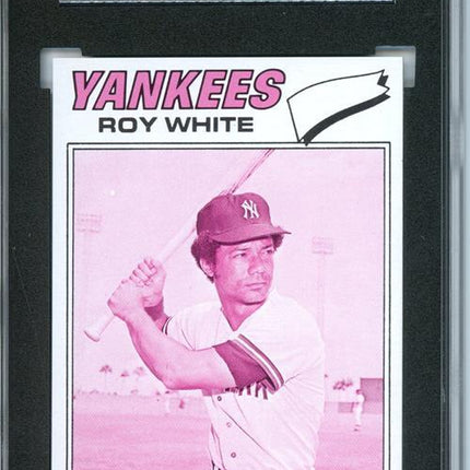1977 Topps #485 Roy White 9 card progressive proof. 32a