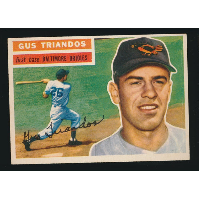1956 Topps Baseball #80 Gus Triandos White Back Exmt c05300