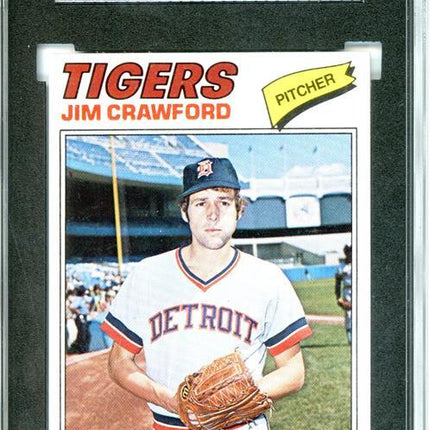 1977 Topps #69 Jim Crawford 9 card progressive proof. 5a