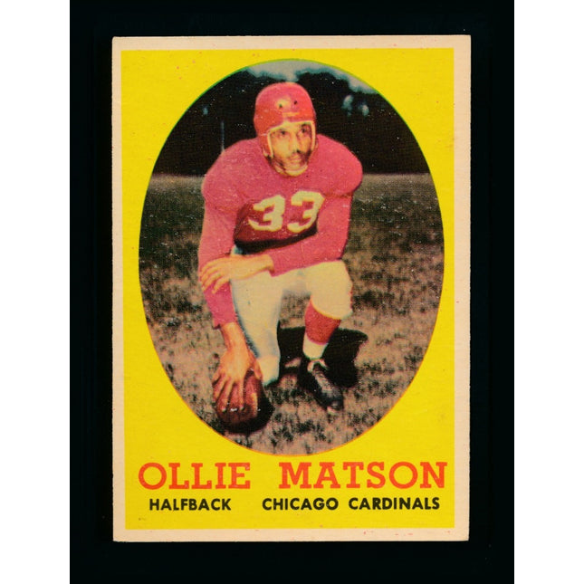 1958 Topps Football #127 Ollie Matson Ex++ c04463