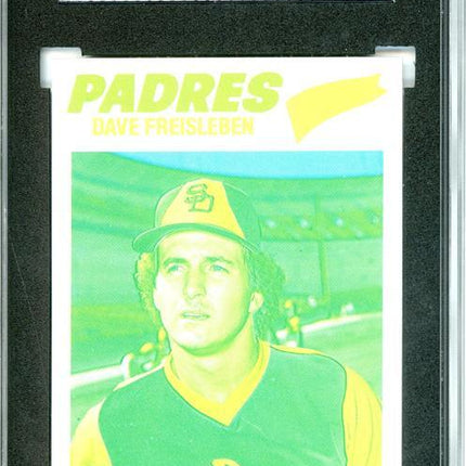1977 Topps #407 Dave Freiselben 9 card progressive proof. 9a