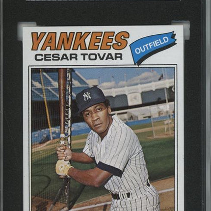 1977 Topps #408 Cesar Tovar 9 card progressive proof. 40a