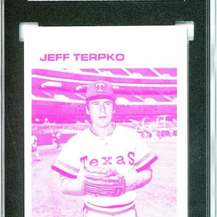 1977 Topps #137 Jeff Terpko 9 card progressive proof. 12a