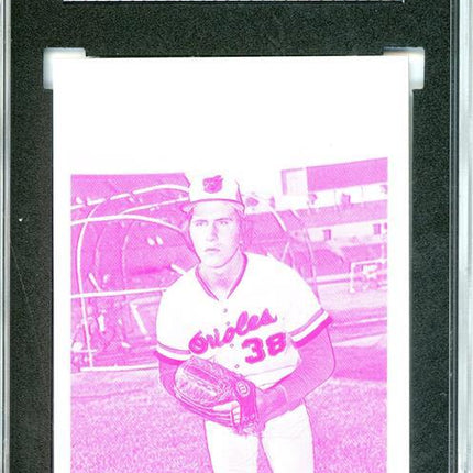 1977 Topps #466 Fred Holdsworth 9 card progressive proof. 8a